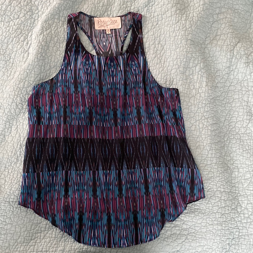 Rory Beca silk top racerback